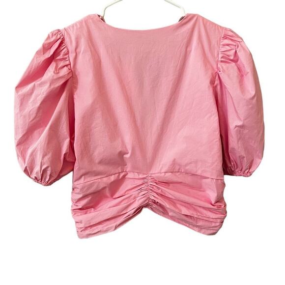 ENGLISH FACTORY Women's Twist Detail Top new with tags size large pink - Picture 3 of 6
